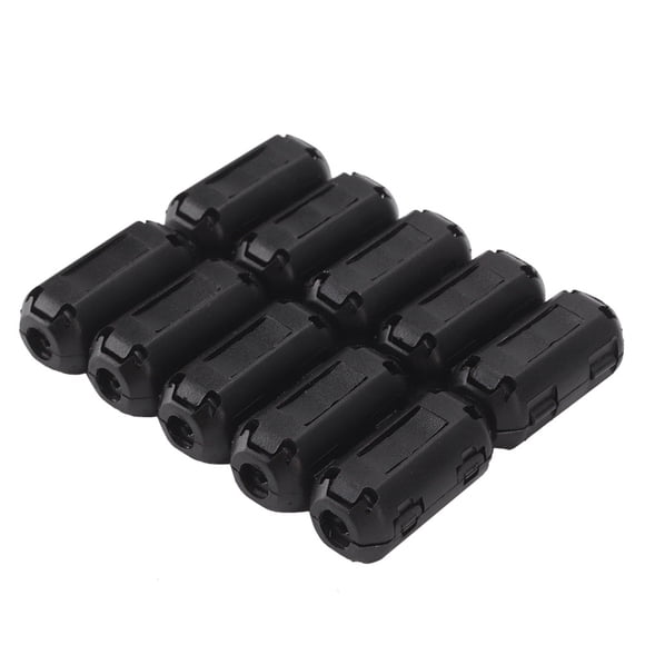 Klonfd On Clamp Clip RFI Noise Ferrite Filters Black For 5mm Core 10Pcs Other