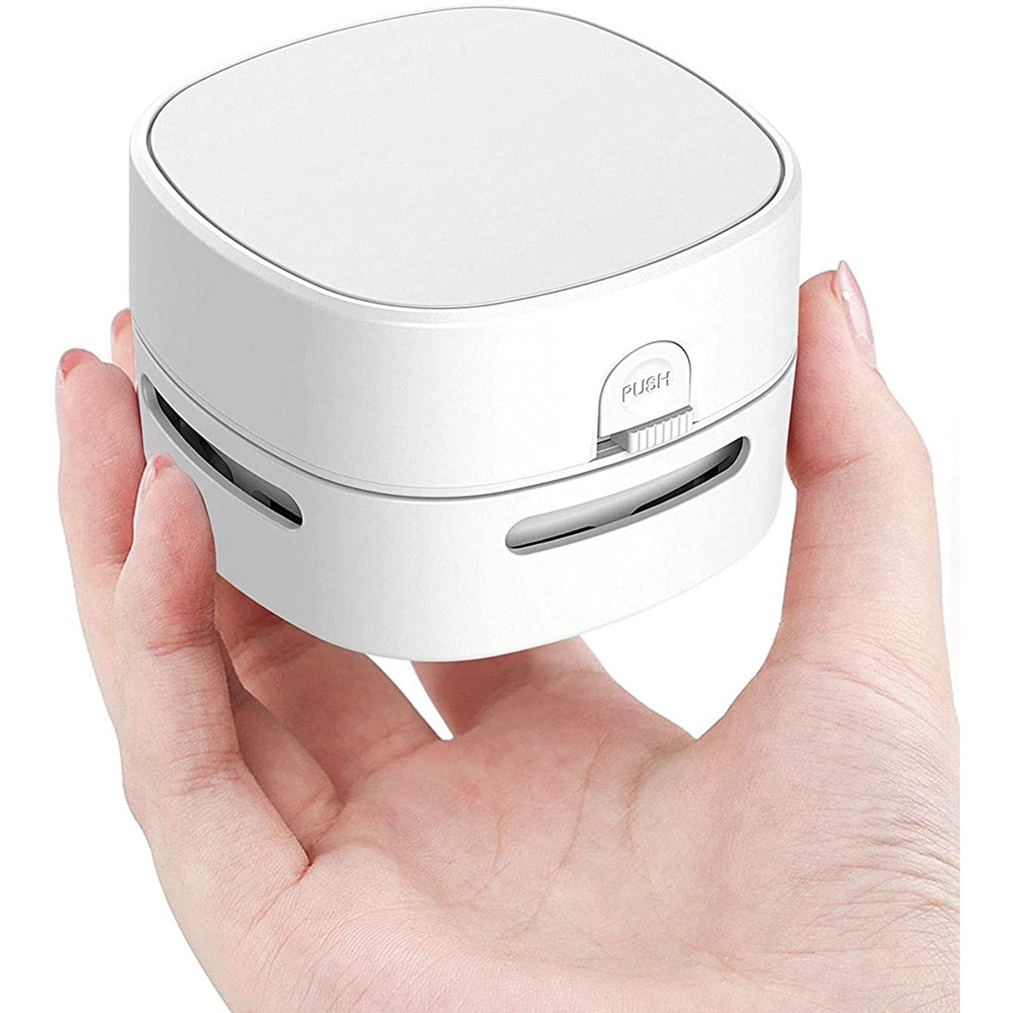 OUSITAI Mini Portable Desktop Table Keyboard Vacuum Cleaner Dust Sweeper for Home Office Mini Mute Strong Suction Desktop Vacuum Cleaner (Not Included Battery)