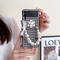 thumbnail image 2 of Funda cruzada de pata de gallo para Samsung Galaxy Z Flip 4 3 2 Z Flip3 Flip4 Cute Pearl Flower Hand ULJOPhone zhangmengya LED, 2 of 2
