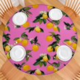 thumbnail image 2 of Round Picnic Table Cloth 100% Waterproof & Oil Proof, Elastic Fitted Table Cover for 36"-44" Round Tables, for Dining, Camping, Outdoor, 2 of 7