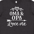 thumbnail image 4 of Inktastic My Oma Opa Love Me Grandchild Gift Youth T-Shirt, 4 of 5