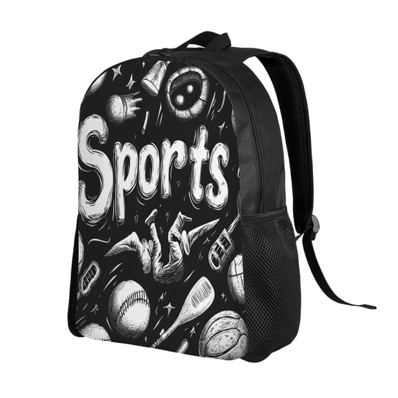 Baseball Backpack Double Shoulder Backpack Durable, Spacious, Ergonomic Design for Travel, Work & Outdoor Use