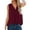 Red Tank Tops, variant on Women Loose Fit Solid Color Chiffon Tank Tops Sleeveless Casual V-Neck Comfortable Summer Blouse Breathable Ladies Camisole