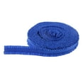 thumbnail image 3 of Tachiuwa 6x1 Roll Stretch Lace Double Ruffle Ribbon Sewing Crafts Blue, 3 of 10