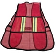 thumbnail image 2 of Chaleco de Seguridad Vial de Malla Color Rojo, 2 of 5