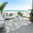 thumbnail image 6 of Addison Rugs Chantille Indoor/Outdoor Transitional Stripes Ivory Washable Rectangle Rug, 8' x 10', 6 of 6