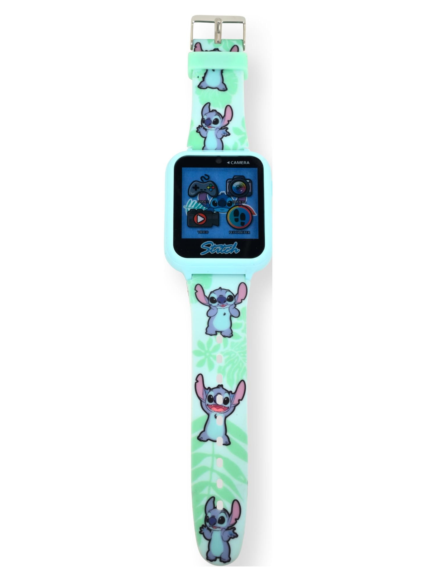 Disney Lilo and Stitch Unisex Child Interactive Smart Watch Silicone Strap  40mm in Blue (LAS4029WM) 