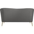 thumbnail image 3 of Meridian Furniture Hermosa Grey Velvet Loveseat, 3 of 5