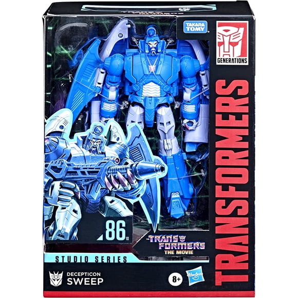 Transformers Toys Studio Series 86-10 Voyager Class The The Movie 1986 Decepticon Sweep Action Figure, Ages 8 and Up, 6.5-inch
