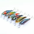 thumbnail image 3 of Pink Season 8.5cm/8.7g Bionic Bait Vibrant Color Realistic Looking 3D Eyes Design with Treble Hook Smooth Increase Fishing Rate Colorful Artificial Vivid Bait Angling Lure Gadget Fishing Supplies, 3 of 8