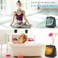 thumbnail image 4 of TRUSTECH Portable Cooling Fan, Desk Fan 2 in 1 Fan Heater Combo, 45° Tilt Air Circulator, 2 Speed, Safety Protection for Home Office, Black, 4 of 7