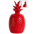 thumbnail image 1 of Urban Trends Collection 44207 40 oz Large Ceramic Pineapple Canister, Red, 1 of 1