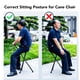 thumbnail image 4 of Taburete Plegable De Caña, Bastones Plegables Multifunción De Durabilidad Con Asiento Para Acampar, 4 of 7