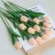 thumbnail image 3 of Flores artificiales decorativas Bewildely 10 piezas adorno Rosa, 3 of 6