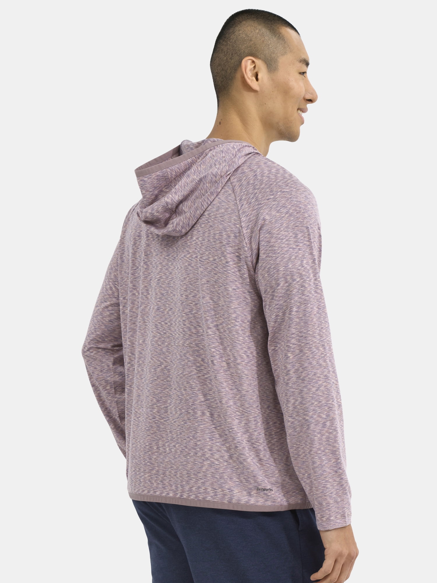 Athletic Works Men's & Big Men's Long Sleeve Space Dyed Hoodie, Sizes S-3XL