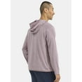 thumbnail image 3 of Athletic Works Men's & Big Men's Long Sleeve Space Dyed Hoodie, Sizes S-3XL, 3 of 4