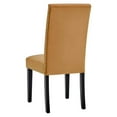 thumbnail image 5 of Modway Parcel Performance Velvet Dining Side Chairs - Set of 2, Brown, 5 of 10