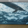 thumbnail image 6 of Ambesonne Animal Print Place Mats Set of 4, Swimming Dolphin, Standard Size, Blue Grey, 6 of 6