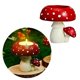 thumbnail image 3 of Mushroom Candle Holders, Mushroom Tealight Candle Holder, Red Mushroom Candle Holder Tea Scented Candle Resin, 3 of 5