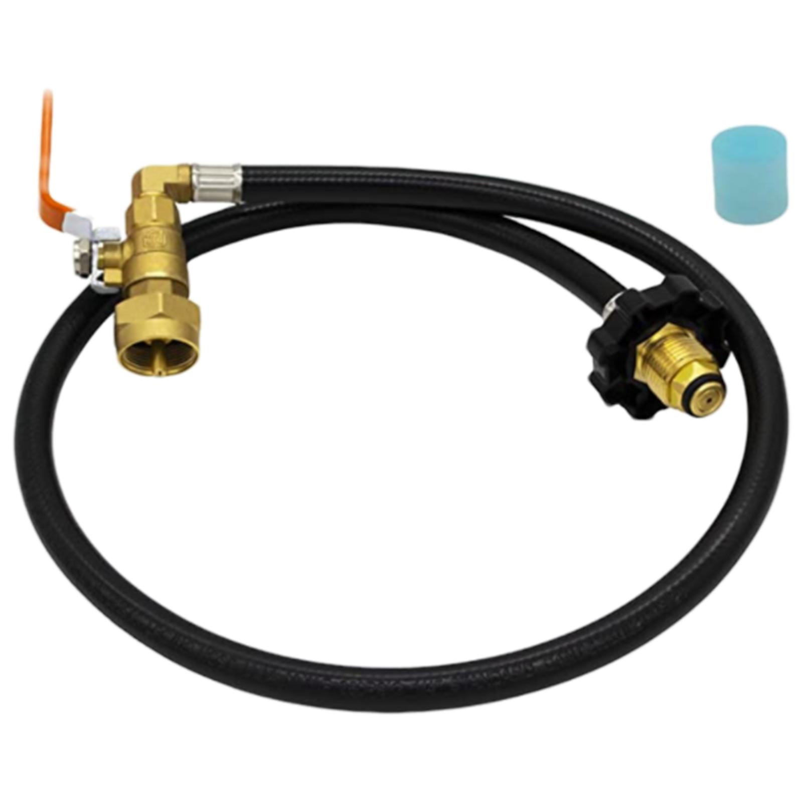 Propane Refill Adapter HosePropane Extension Hose with ON/Off Control