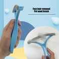 thumbnail image 5 of Pet Supplies Pet Comb Plastic Double-sided Hair Remover Shaving Tool Dog Hair Remover Pet Hair Removal Brush, 5 of 8
