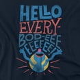 thumbnail image 2 of Sesame Street T-Shirt Grover Hello Everybody Unisex Graphic Tee for Men & Women, 2 of 7