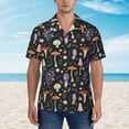 thumbnail image 6 of Picia Mushrooms Gentle Cotton Regular Fit Short Sleeve Casual Hawaiian Shirt for Men-XX-Large, 6 of 9