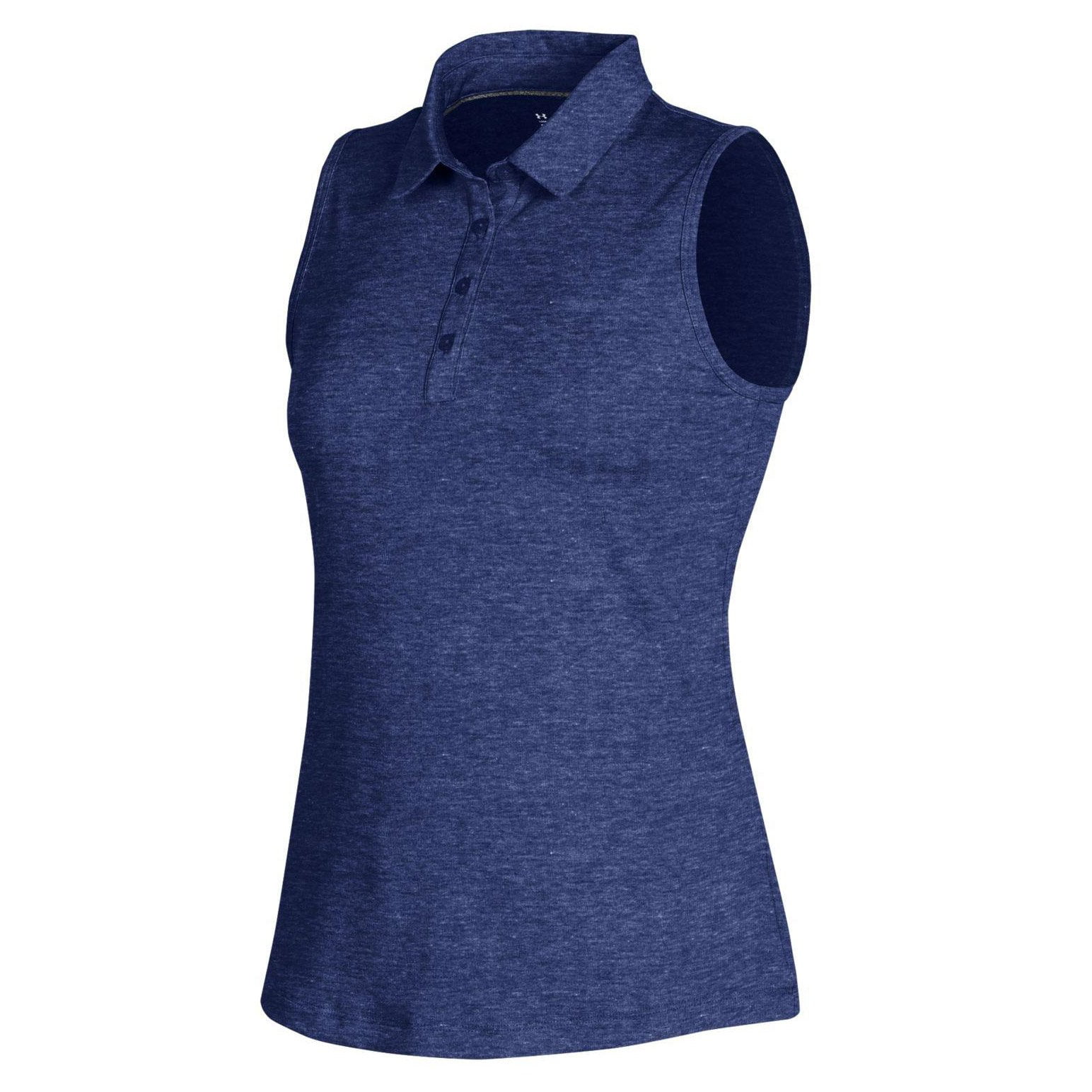 womens under armour sleeveless golf shirt