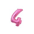 thumbnail image 3 of 16 pulgadas Tamaño grande Oro Plata Rosa Oro Número Globo Cumpleaños Decoraciones para fiestas de bodas Globos de aluminio Niño Niño Juguete Kits de decoración para fiestas polvo de impresión cuatro Cateissary HA002665-64, 3 of 6