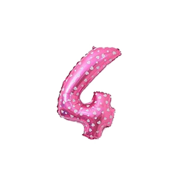 16 pulgadas Tamaño grande Oro Plata Rosa Oro Número Globo Cumpleaños Decoraciones para fiestas de bodas Globos de aluminio Niño Niño Juguete Kits de decoración para fiestas polvo de impresión cuatro Monstrate HA002665-64