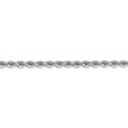 thumbnail image 3 of 14K White Gold 4.0mm Handmade Regular Rope Chain 24 Inch, 3 of 3
