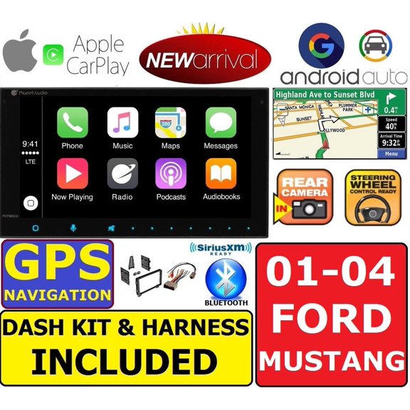 01 02 03 04 FORD MUSTANG GPS NAVIGATION STEREO APPLE CARPLAY ANDROID AUTO XM