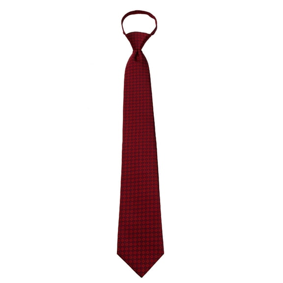 Mens Red Zipper Pre-made Fashion Zipper Necktie Ties