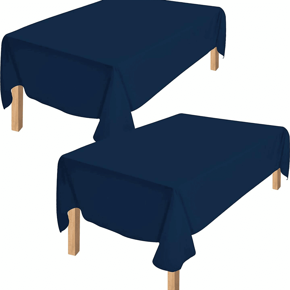 2 Pack Rectangle Tablecloth (60 x 84 Inch), Haute Rectangular Table