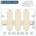 thumbnail image 3 of 100% Waterproof 3 Seater Recliner Sofa Covers, Anti-Slip Recliner Sofa Covers with Pockets, Elastic Straps, Washable Reclining Sofa Protector for Kids, Pets, Dogs, Khaki, 3 of 8