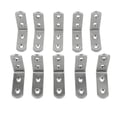 thumbnail image 2 of 10 Pcs Supports d'Angle en Acier Inoxydable en Forme de L, 2 of 6