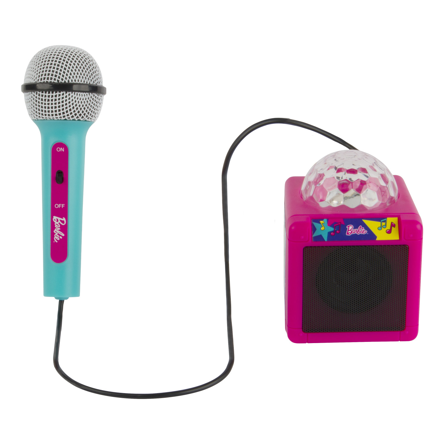 Barbie Bluetooth Disco Ball Mini Karaoke Machine