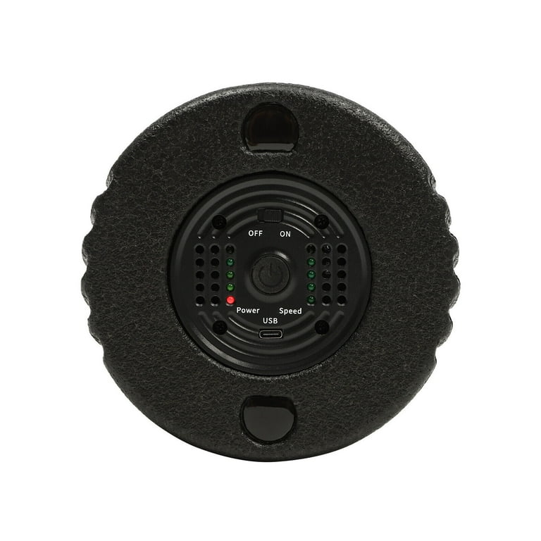 Black Vibrating Foam Roller 4 Gear Vibrating Massage Roller- Relieve Pain  and Soreness - Walmart.com