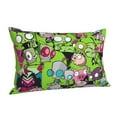 thumbnail image 2 of Invader Zim Characters Pillowcase Cushion Pillow Covers With Hidden Zipper Pillow Case Decor For Bed Dorm Sofa Couch Car 16"x24", 2 of 8