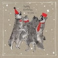 thumbnail image 2 of Gower, Hammond 20x20 Black Ornate Wood Framed with Double Matting Museum Art Print Titled - Fancypants Cool Dogs I, 2 of 4