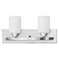 thumbnail image 1 of Whitfield Lighting VL2010-2CH WHITE GLASS CHROME BATHBAR, 1 of 2