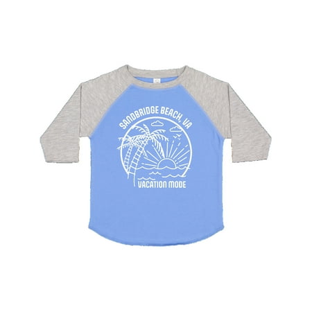 

Inktastic Summer Vacation Mode Sandbridge Beach Virginia Gift Toddler Boy or Toddler Girl T-Shirt