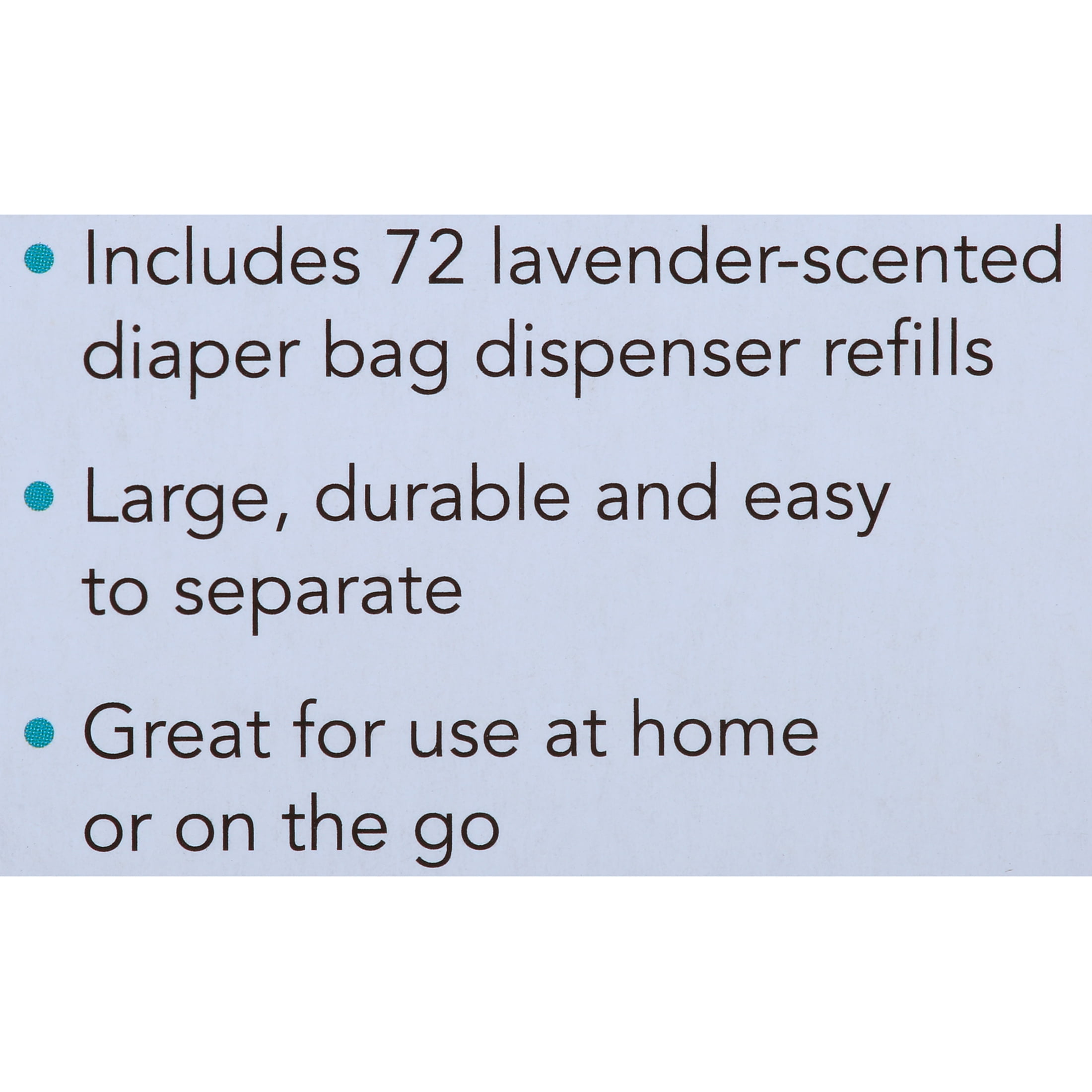 Munchkin® Disposable Infant Diaper Bag Refills, Blue, 6 Pack, 72 Bags