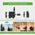 thumbnail image 4 of Submersible Pump, Water Pump With Fountain Pump With 5ft Power Cord, 4 of 5