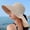 Beige, variant on Women's Summer Hat for The Sun Wide Brim UV Neck Protection Solar Beach Hats Foldable Ponytail Travel Sun Panama Caps Gorras