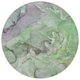 thumbnail image 2 of Addison Rugs Chantille Indoor/Outdoor Contemporary Watercolors Green Washable Round Rug, 8' x 8', 2 of 6