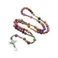 thumbnail image 1 of Collier Croix du Rosaire Croix Catholique pour Hommes Femmes Prière Chrétienne, 1 of 8