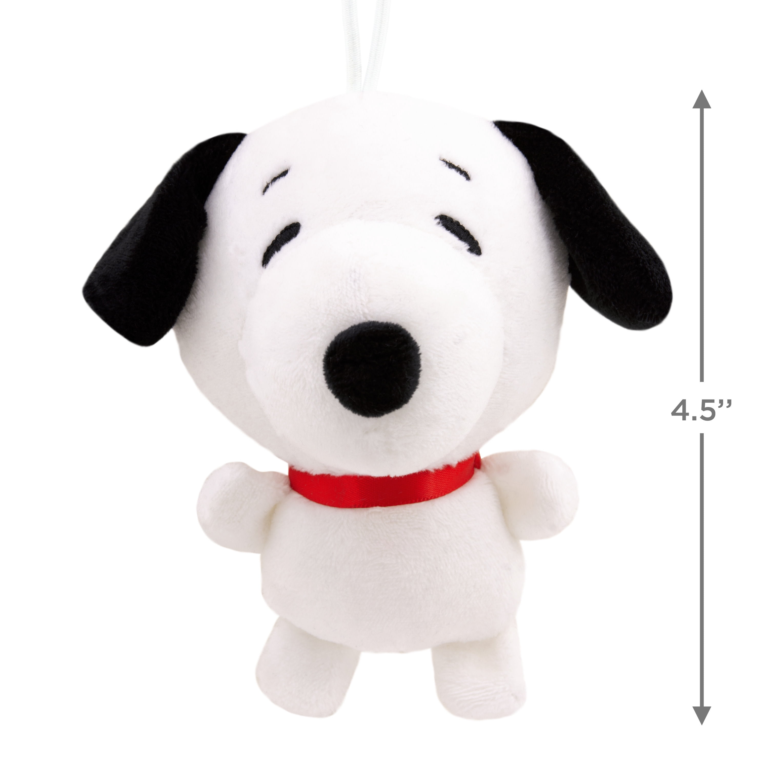 Hallmark Christmas Ornament (Peanuts Snoopy, Plush Fabric), 1 Count