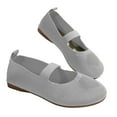 thumbnail image 6 of Mostsola Knit Mesh Ballet Flats Shoes for Women Comfortable Mary Jane Walking Slip on Dressy Shoes, 6 of 8