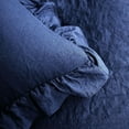 thumbnail image 3 of Lush Decor Ruffle Skirt Bedspread Navy 3Pc Set Queen, 3 of 6
